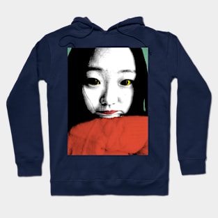 BEAUTIFUL FUNNY ASIAN GIRL POP ART COLOR Hoodie